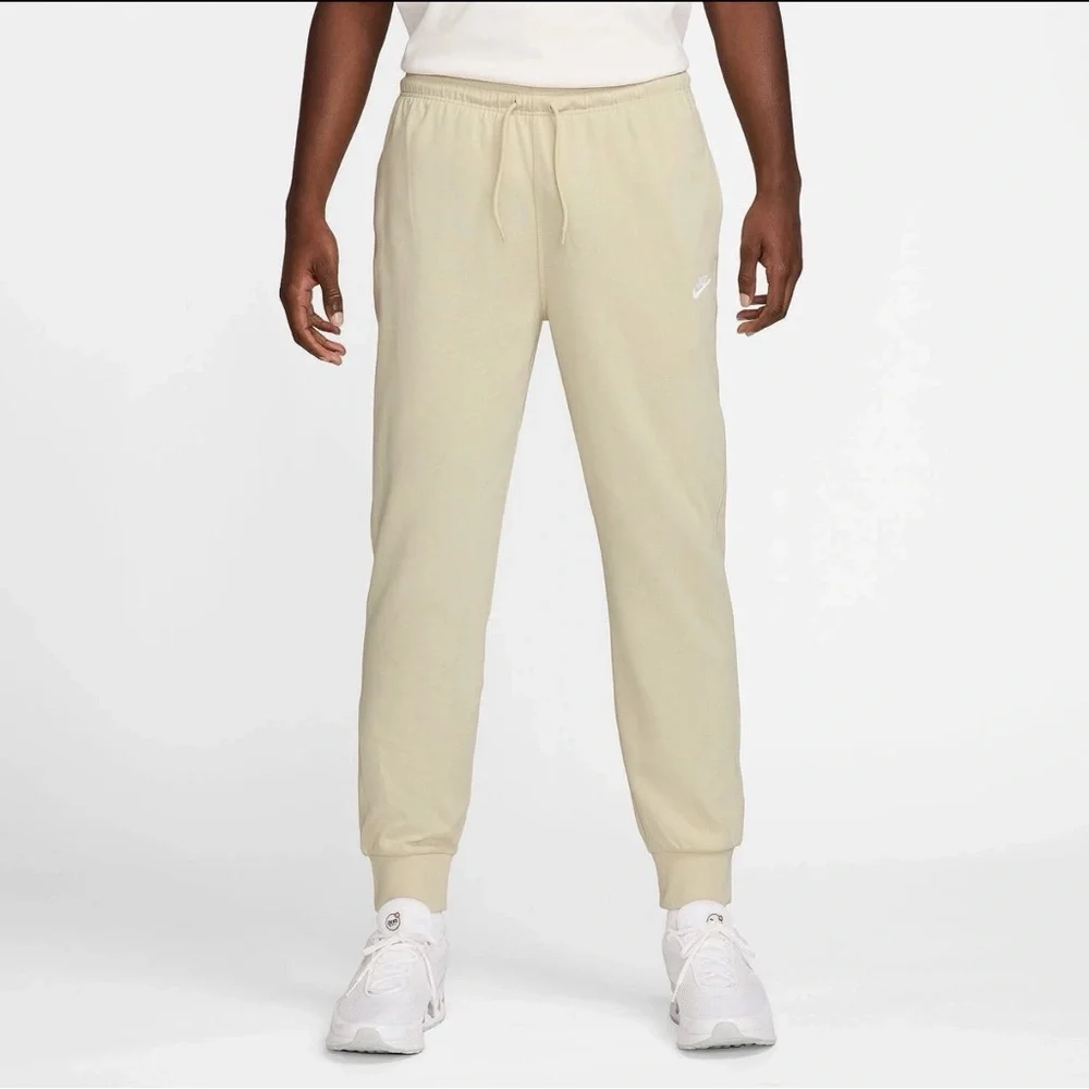 Nike Men's Beige Jogger Pants Elastic Waist‎ Pockets Size XL FQ4330-229